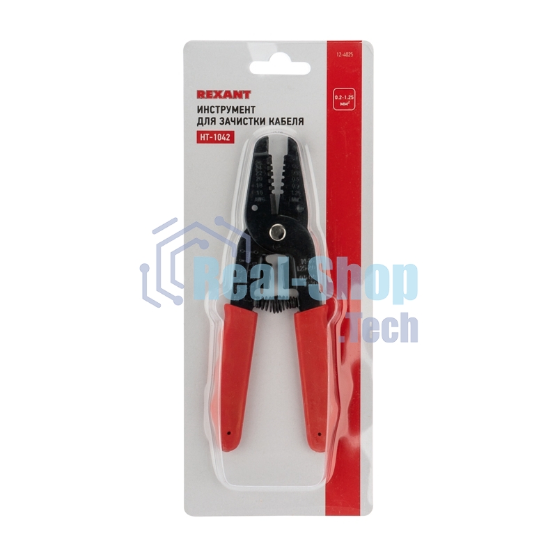 Инструмент для зачистки кабеля Rexant HT-1042 0.20-1.25 мм