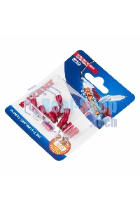 Наконечник кольцевой Rexant изолированный, ø4.3мм, 0.5-1.5мм², НКи 1.5-4/НКи 1,25-4/RVL1.25-4, красный, в упак. 10 шт.