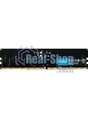 Оперативная память Crucial, DDR5, 32GB (1x32 GB), 4800 MHz, CL40, DIMM
