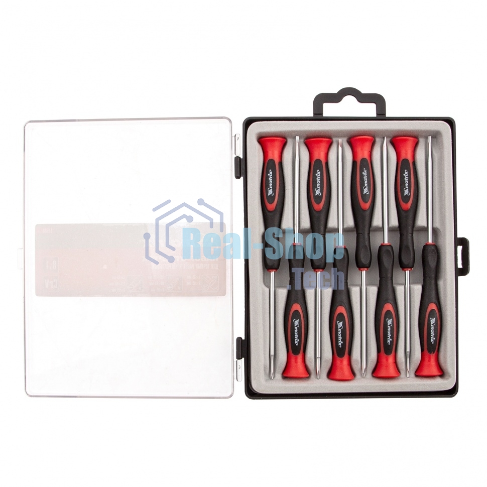 Набор отверток Matrix для точных работ универсальный, 8 шт., Crv