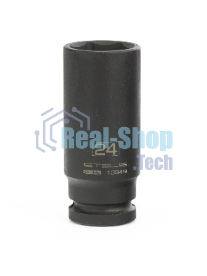 Головка ударная удлиненная шестигранная Stels 24 мм, 1/2