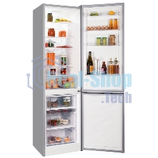 Холодильник Nordfrost NRB 154 S серый матовый двухкамерный 238/115 л морозилка снизу, капельная система