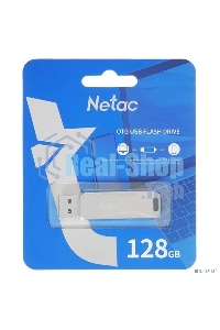 Флешка USB Netac U782C NT03U782C-128G-30PN dual USB 3.0+TypeC 128Gb, retail version