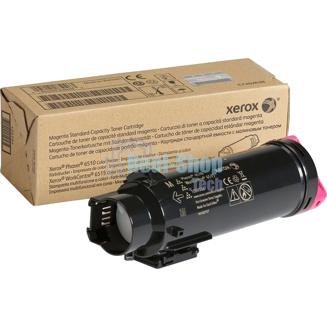 Картридж лазерный Xerox 106R03482 пурпурный для Xerox Phaser 6510/WorkCentre 6515 1000 стр.(Channels)