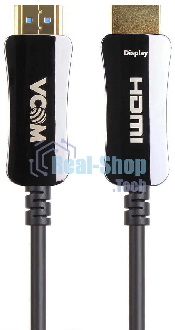 Активный оптический кабель HDMI 19M/M,ver. 2.0, 4K@60 Hz 40m VCOM