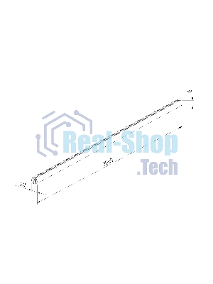 Mini Magnetic Шинопровод накладной Round (черный) (2м) 85165/00