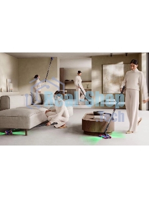 Пылесос вертикальный Dyson Pencil Vac Fluffycones черный, питание от аккумулятора, 55 Вт, уборка сухая, пылесборник 0.08 л