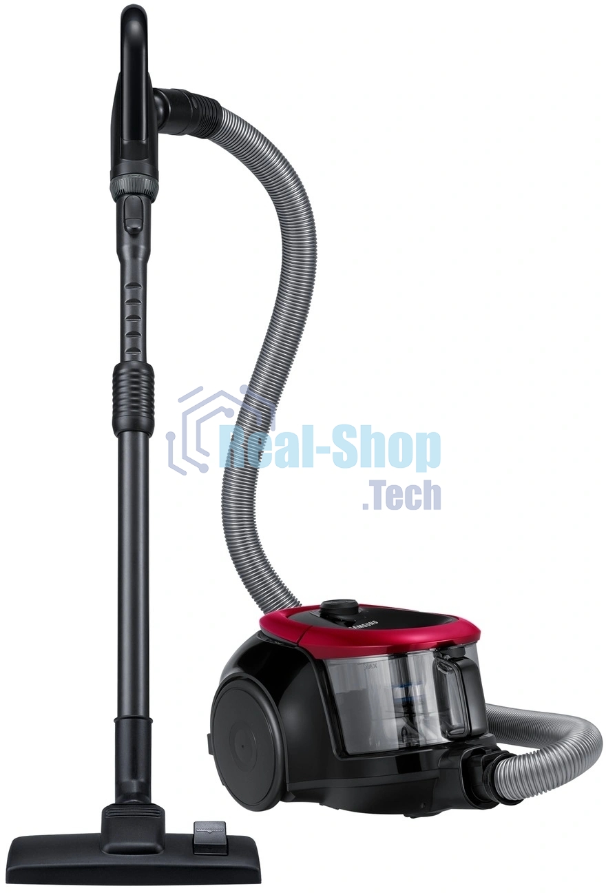 Пылесос Samsung VC18M21C0VR/EV красный/черный, 380/1800 Вт, уборка сухая, пылесборник контейнер 1.5 л