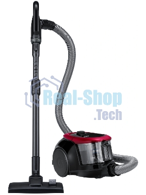 Пылесос Samsung VC18M21C0VR/EV красный/черный, 380/1800 Вт, уборка сухая, пылесборник контейнер 1.5 л