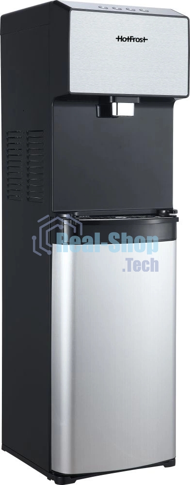 Кулер для воды Hotfrost V450ASM, нижняя загрузка, нагрев 90 °С, охлаждение 10 °С, черный/серебристый