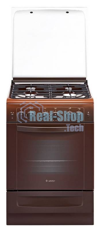 Плита газовая Gefest ПГ 6100-02 0003 коричневый, конфорок 4 шт, духовка 52 л, 60 см x 85 см x 60 см