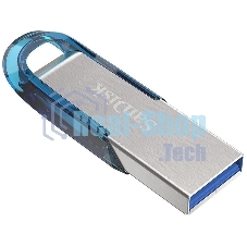 Флешка USB 128Gb SanDisk CZ73 Ultra Flair, USB 3.0, Tropical синий