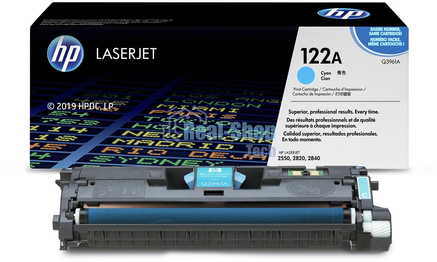 Картридж лазерный HP Color LaserJet Q3961A голубой для Color LaserJet 2550