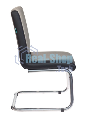 Кресло Бюрократ CH-250-V/BLACK черный, экокожа, 120 кг, механизм качания