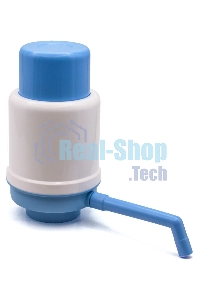 Помпа для 19л бутыли Aqua Work Дельфин Квик механический голубой/белый