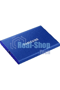 Внешний SSD Samsung T7, 1TB, USB 3.2 Gen 2 Type-C, R/W 1050/1000, синий