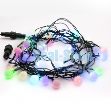 Гирлянда Neon-night Шарики Ø 18 мм, 5 м, темно-зеленый ПВХ, 30 диодов, цвет RGb