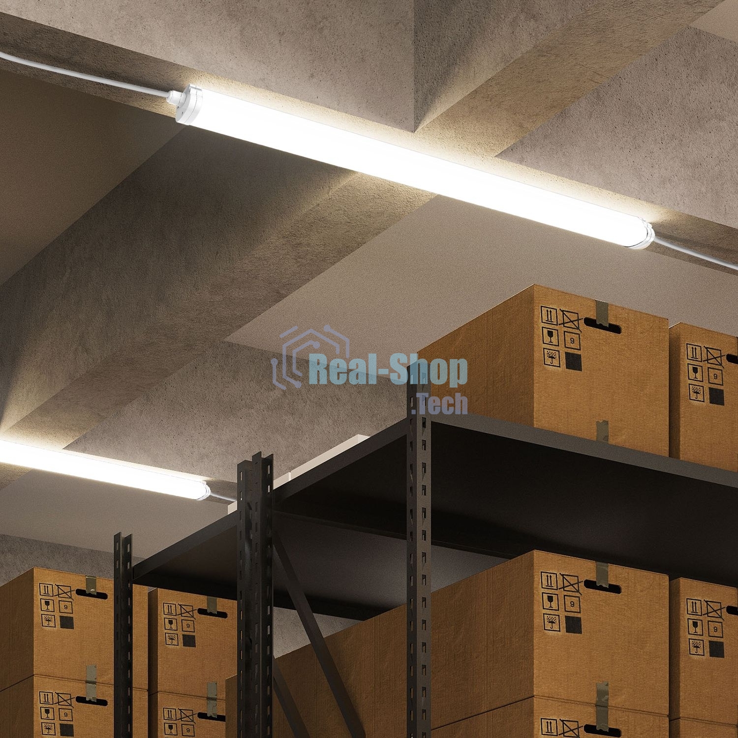 Светильник светодиодный Gauss IP65 1170x60x55мм 36Вт 2500lm 6500К линейн. мат. с возм. соед. в линию