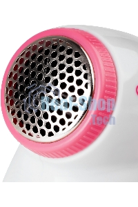 Машинка для удаления катышков Galaxy LINE GL 6301, белый c розовым, питание: 2 батарейки 