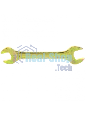 Ключ рожковый Сибртех, 19 х 22 мм, желтый цинк 14311