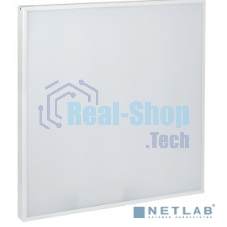 Светильник светодиодный Iek LDVO0-6576-50-6500-K01 ДВО 6576 595х595х25мм 50Вт 6500К опал аналог люм.свет. 4х18 накладных или в потолок Армстронг