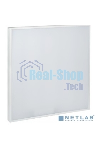 Светильник светодиодный Iek LDVO0-6576-50-6500-K01 ДВО 6576 595х595х25мм 50Вт 6500К опал аналог люм.свет. 4х18 накладных или в потолок Армстронг