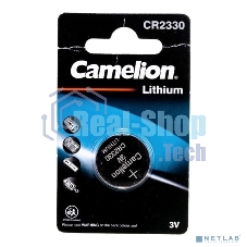 Элемент питания литиевый CR CR2330 BL-1 (блист.1шт) Camelion 3074