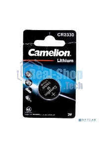 Элемент питания литиевый CR CR2330 BL-1 (блист.1шт) Camelion 3074