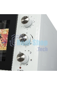 Мини-печь Maunfeld CEMOA.456.W ширина 60 см, механическое управление, 45 л,конвекция, белый