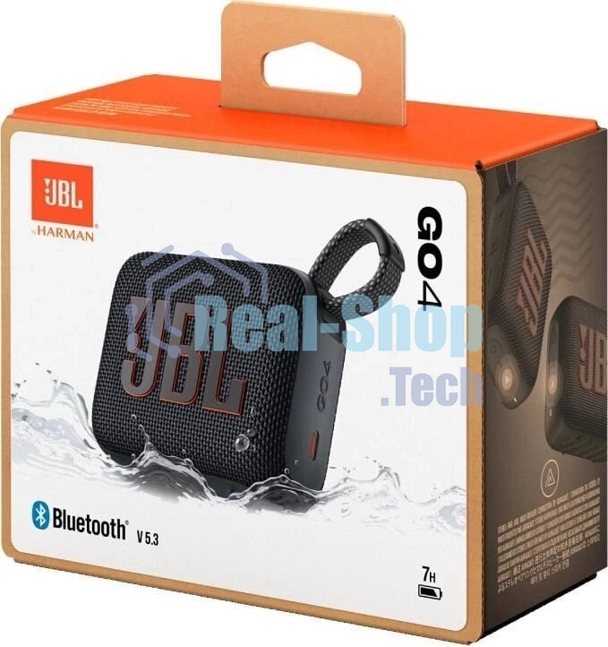 Портативная акустика JBL GO 4, черный