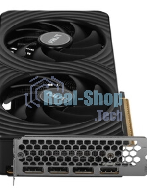 Видеокарта Palit GeForce RTX 5050 DUAL OC, NVIDIA RTX 5050, 8 ГБ GDDR6, 128 бит, PCI-e 5.0, 1xHDMI, 3xDP, 2647 МГц