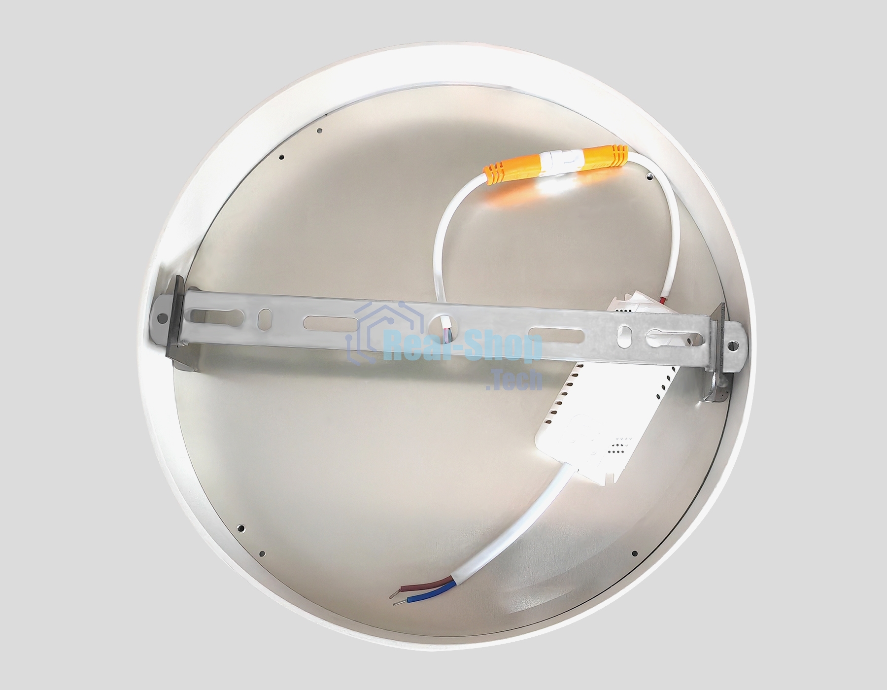 Потолочный светодиодный светильник Ambrella light FV5523 WH белый LED 35W 3000K D300*58 (Без ПДУ)