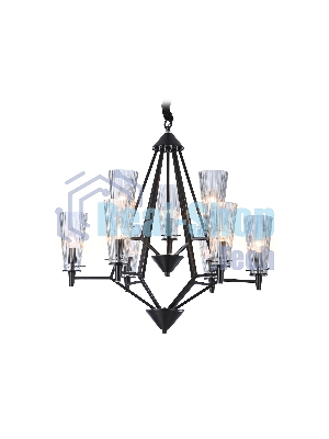 Светильник Ambrella light TR3238/6+3 BK черный E14/9 max 40W D730*720