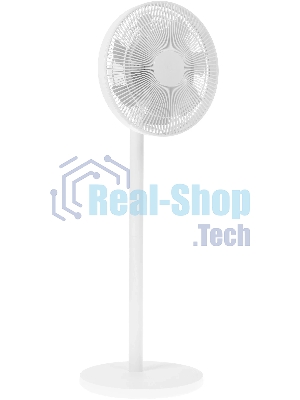 Вентилятор Xiaomi Mi Smart Standing Fan 2 белый, напольный, 15 Вт, 100 скоростей, 35.5 см