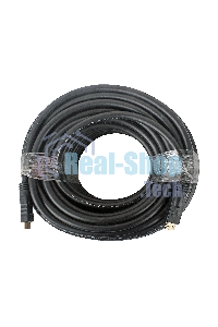 Кабель Cablexpert HDMI CC-HDMI4-30M, 19M/19M, v1.4, медь, позол.разъемы, экран, усилитель сигнала, 30м, черный, пакет