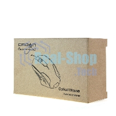 Мышь проводная Crown CMM-100 черный, 1000 dpi, USB, кнопки - 3
