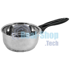 Ковш MALLONY MESTOLO-14 из нерж стали с бак ручкой, капс дно, 1 литр, зеркальная полировка, 14 см