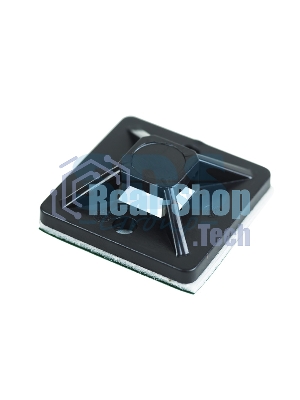 Площадка самоклеящаяся Rexant 20х20 мм, черная, упаковка 10 шт.