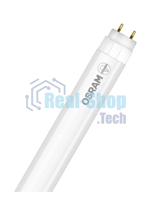 Лампа светодиодная LEDVANCE SubstiTUBE Basic T8 18W/840 (замена 36Вт) 18Вт трубчатая стекл. 4000К нейтр. бел. G13 1600лм 220-240В 1200мм двухсторон. прям. вкл. OSRAM