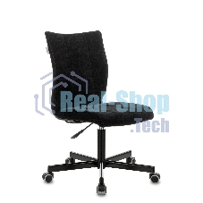 Кресло компьютерное Бюрократ CH-330M/LT-20 без подлокотников, черный, крестовина металл