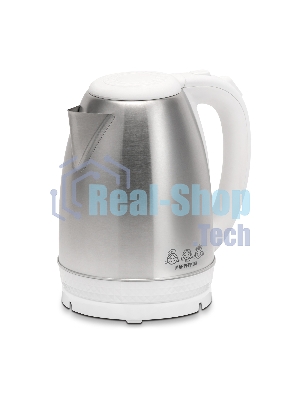 Чайник электрический Мастерица EK-1801М 1,8л, нержавейка, белый (12)