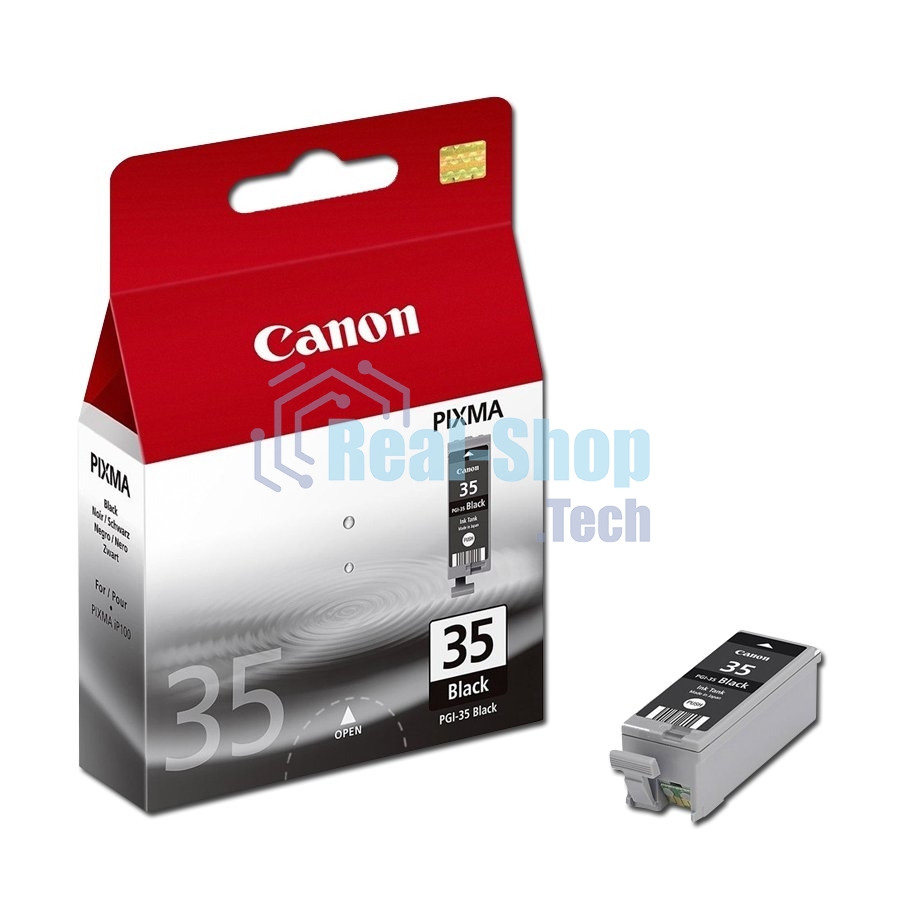 Картридж струйный Canon PGI-35Bk (1509B001) черный (9.30 мл, 200 стр.) для Canon PIXMA iP100, iP110
