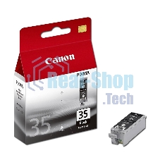 Картридж струйный Canon PGI-35Bk (1509B001) черный (9.30 мл, 200 стр.) для Canon PIXMA iP100, iP110