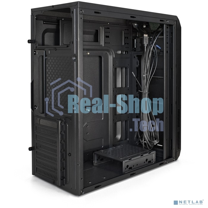 Компьютерный корпус Miditower ExeGate XP-334UC-XP600 (ATX, XP600 с вент. 12см, 1хUSB/1хUSB 3.0/1хTypeC, аудио, черный)