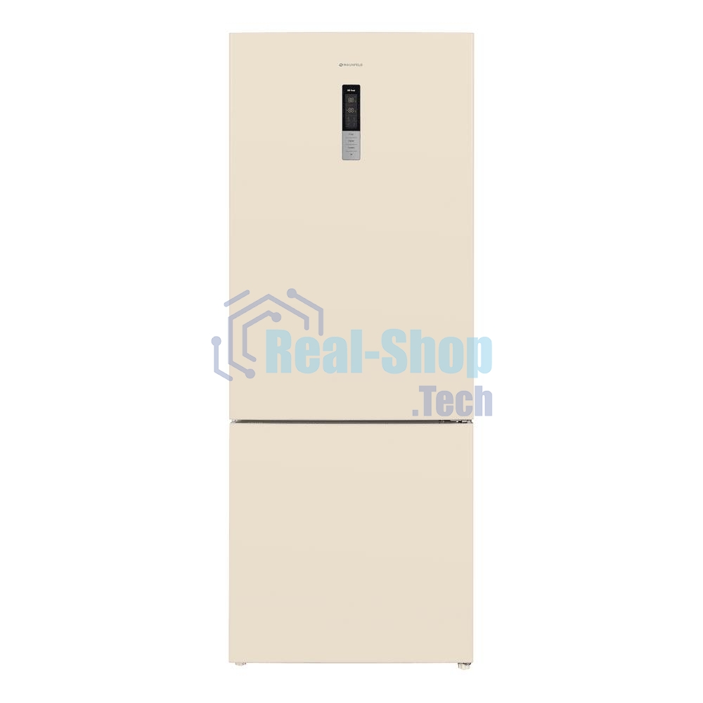 Холодильник Maunfeld MFF1857NFBG бежевый инвертер двухкамерный 336/117л морозилка снизу