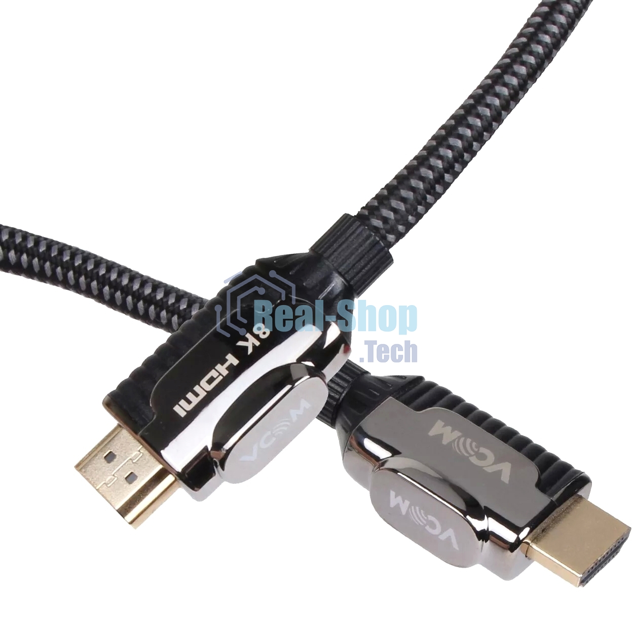 Кабель VCOM CG864-2M HDMI 19M/M,ver. 2.1, 8K@60 Hz 2m VCOM CG864-2M
