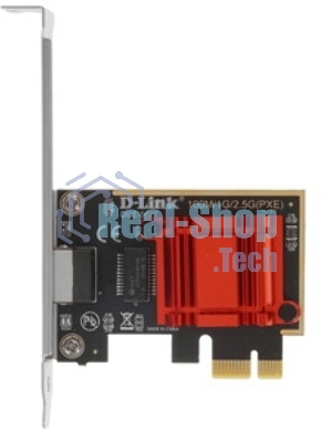 Сетевой PCI Express адаптер D-Link DGE-562T/A2A с 1 портом 100/1000/2.5Gbase-T