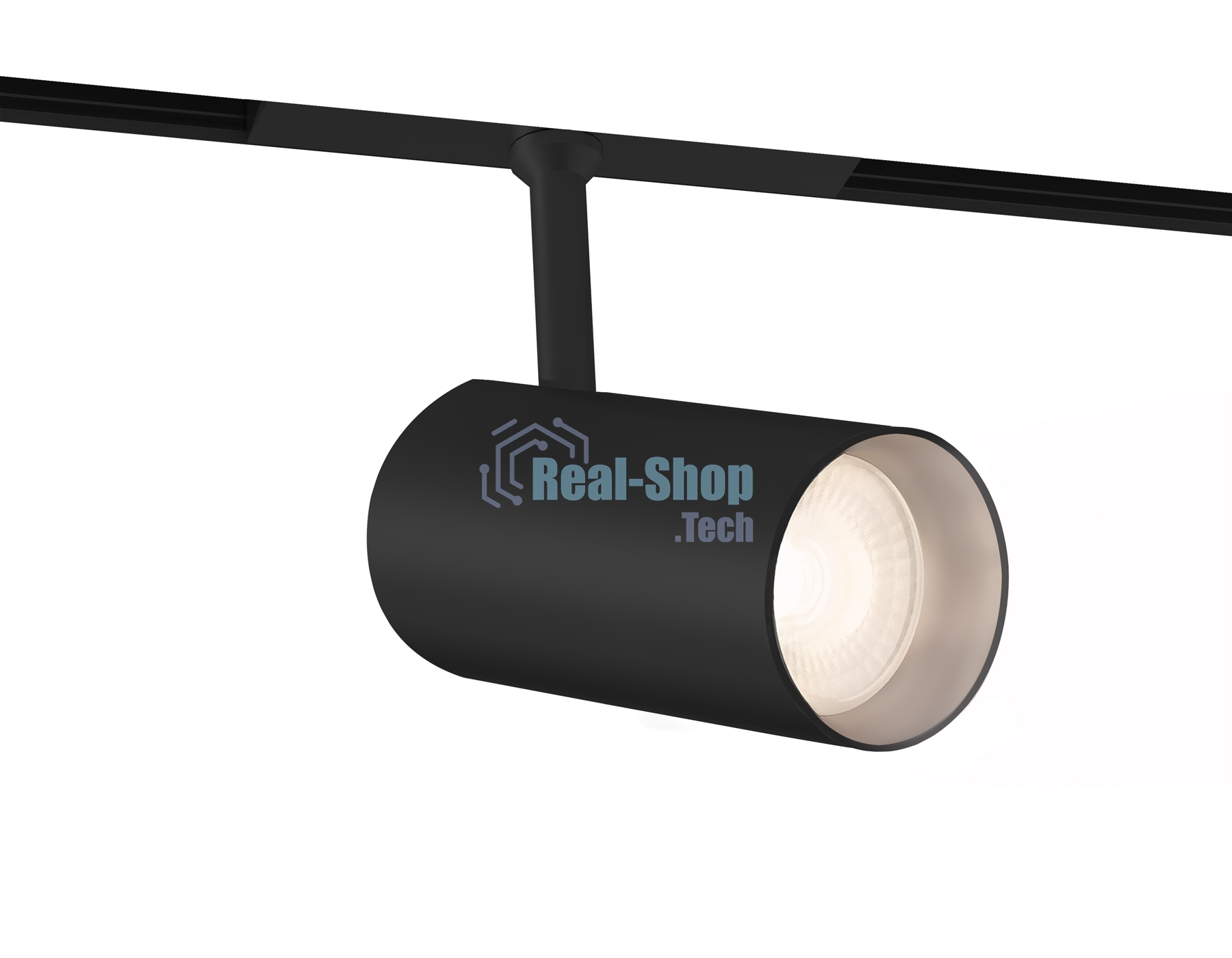 Трековый акцентный светильник Ambrella light GL4435 BK черный IP20 20W 3CCT 3000-6000K SMART 48V 24° D65*140