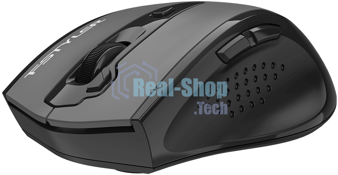 Мышь A4Tech Fstyler FG55S Plus серый оптическая 1200dpi silent беспров. USB