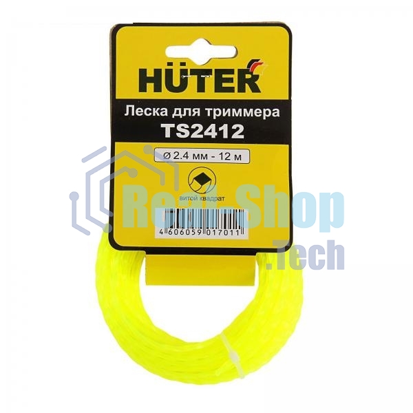 Леска для садовых триммеров Huter TS2412 d=2.4мм L=12м для Huter GGT-800S(T)/1000S(T)/1300S(T)/1500S(T) (71/2/13)